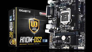 Gigabyte H110MDS2 Motherboard  Unboxing And Overview [upl. by Girardi57]