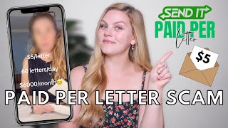 TIKTOK’S VIRAL “LETTER WRITING” SCAM EXPLAINED  Spoiler You don’t actually get paid 5 per letter [upl. by Shaffert]