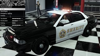 GTA 5  DLC Vehicle Customization  COP CARS  Vapid Stanier LE Cruiser amp Unmarked Cruiser [upl. by Noiramaj]