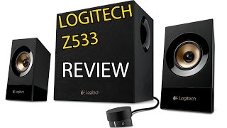 Logitech Z533 Multimedia Speaker System Review 120 Watt Stereo Desktop PC Speaker Unit [upl. by Kolnos]