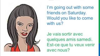 Dialogue 11  English French Anglais Français  What day is today  Quel jour sommesnous [upl. by Hairym]