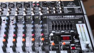 Behringer XENYX X 1222USB [upl. by Sandell]