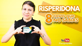 8 COSAS QUE NO SABÍAS SOBRE LA RISPERIDONA II Fannypsiquiatra [upl. by Ainomar]