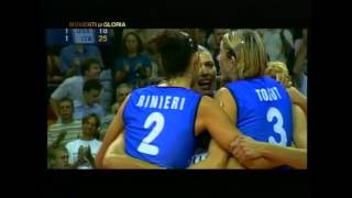 pallavolo femminile italia campione del mondo 2002 [upl. by Neeruam]