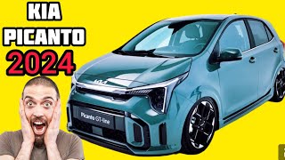 NUEVO Kiat Picanto 👉2024 😯 todo sobre el nuevo PICANTO GT line 2024 sigue siendo calidad precio [upl. by Eicnahc]