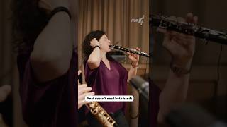 SINGLE HANDED CLARINET SOLO BY ANAT COHEN clarinet bigband solo [upl. by Illah]