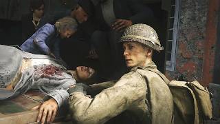 Call of Duty WW2 Gameplay Part 4 Collateral Damage amp Death Factory [upl. by Bluma990]