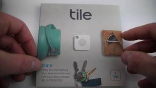 Tile Mate with Replaceable Battery Unboxing 2019 [upl. by Urson]