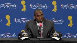 2009 NBA Finals Game 2 Kobe Bryant PostGame Interview HQ [upl. by Vinnie609]