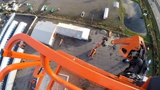 Worlds Tallest Boom Lift 185 Feet JLG 1850SJ [upl. by Koerlin]