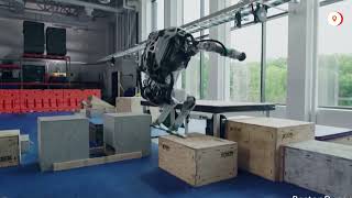 Boston Dynamics unveil backflipping robots [upl. by Charlene]