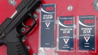 Ruger SR22 Pistol CCI Hypervelocity Ammo Session [upl. by Nnylarak738]