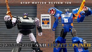 Stop Motion Review 129  Barricade And PunchCounterpunch [upl. by Ssalguod]