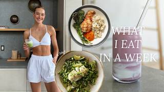 WHAT I EAT IN A WEEK  high protein to build lean muscle  easy home recipes [upl. by Onairelav]