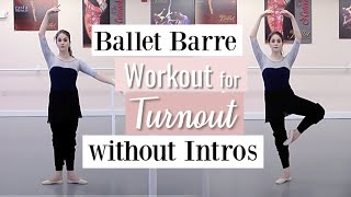 Barre Workout for Turnout Without Intros  Kathryn Morgan [upl. by Illyes]