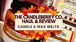 The Candleberry Co Haul amp Review Candle and Wax Melts [upl. by Aloisia]