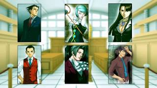 Phoenix Wright All 6 DS Examination Allegro Themes [upl. by Namlak]