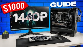 1000 FULL PC Gaming Setup Guide for 1440p [upl. by Hannibal348]