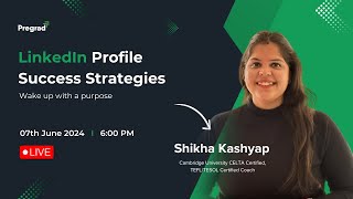 LinkedIn Mastery with Shikha Kashyap  CELTA Certified Trainer [upl. by Enaitsirk]