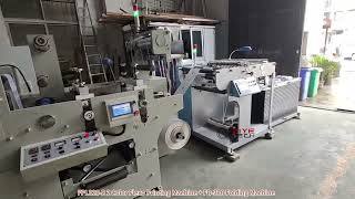 2 Color Flexo Printing Machine amp FD320 Folding Machine Connection Operation [upl. by Airottiv656]