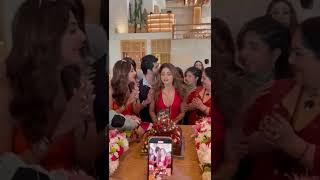 Shamita Shetty 43rd Birthday Celebration  Inside Video shamitashetty [upl. by Nalyr]