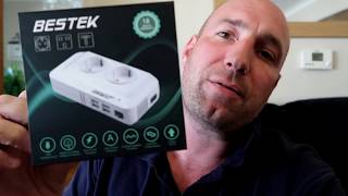 BESTEK 200W Inverter 12v to 240v Camping Tent Power [upl. by Nesral]