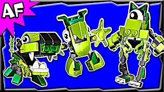 Lego Mixels GLORP CORP Series 3 Glomp Glurt Torts 41518 41519 41520 Stop Motion Set Review [upl. by Auhsaj]