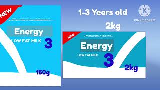 energy low fat milk three TVC 2019 60s [upl. by Eenaj]