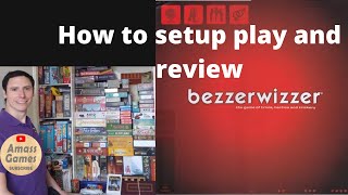 Bezzerwizzer trivia party board game tactics how to setup play and review AmassGames mass market [upl. by Nerro727]