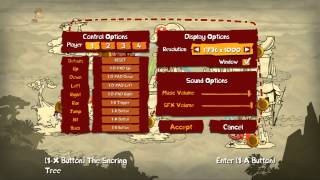 Rayman Origins  Cant move on map screen PC version [upl. by Ahsened587]