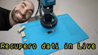 Riparazione Chiavetta USB Caduta dal 1° Piano e Recupero Dati IN LIVE 🤪 Spero di Farcela [upl. by Ezra141]