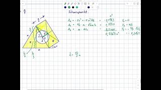 Vorbereitungsklausur A4 Schwerpunkt von Dreieck Rechteck Lochkreis [upl. by Akineg7]