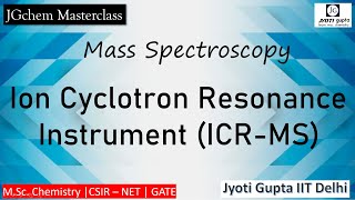 Ion Cyclotron Resonance ICRMS instrument ICR Principle  Mass Analyser Expression for Separation [upl. by Yllitnahc]