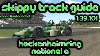 iRacing Track Guide Hockenheimring National A  Skip Barber  139101 [upl. by Dail677]