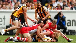 2012 Toyota AFL Grand Final  Hawthorn v Sydney match summary  AFL [upl. by Akvir340]