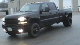 2002 Silverado 3500 Duramax Dually  DARTH DUALLY [upl. by Moishe]