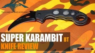 Emerson Super Karambit BT Folding Knife Review  OsoGrandeKnives [upl. by Nivloc]