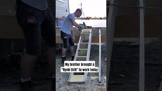 That Ryobi drill made a great hammer diy contractor woodworking construction [upl. by Parent]