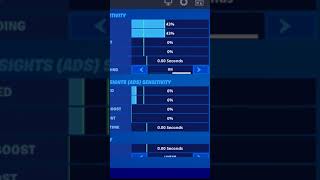 Chromyx  Best Aimbot Controller Settings Fortnite shorts [upl. by Nosiram362]