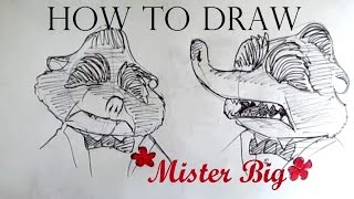 request HOW TO DRAW Mister Big Zootopia  10 quick sketches  Speed drawing [upl. by Kcim197]