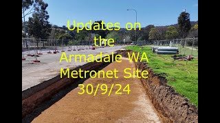 Update on the progress at the Armadale WA Metronet Site 30 9 24 [upl. by Asilat6]