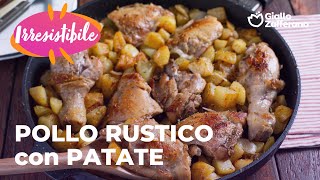 POLLO RUSTICO con PATATE in PADELLA RISULTATO IRRESISTIBILE💥🥔🍗 [upl. by Ytok]