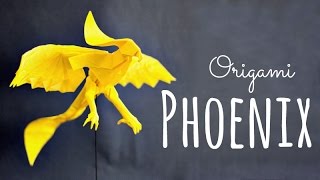 How to make an origami Phoenix Hongyi Wan [upl. by Noevart]