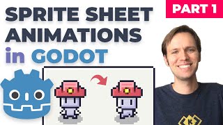 How to animate Sprite Sheets in Godot using AnimationPlayer beginner tutorial [upl. by Lorn286]