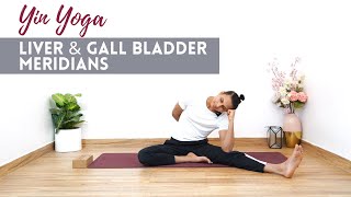 1 Hour Yin Yoga  Liver amp Gall Bladder Meridians  Hips amp Side Body  Bodsphere [upl. by Najed]