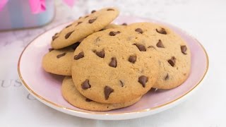 Cookies con chips de chocolate  Receta en un minuto  María Lunarillos  tienda amp blog [upl. by Moina]