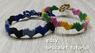 How to make yarn bracelets  yarnuelle [upl. by Odraude873]