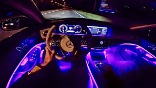 2018 Mercedes Benz S Class POV NIGHT DRIVE  AMBIENT LIGHTING  by AutoTopNL [upl. by Sivrahc]