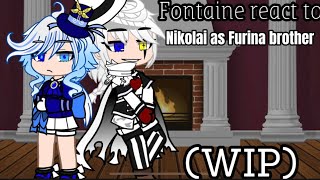 Fontaine react to Nikolai as Furina brother part 12 AU [upl. by Yeoj]