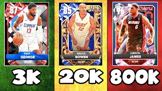 RANKING THE BEST PLAYER AT EACH PRICE IN NBA 2K25 MyTEAM [upl. by Basir]